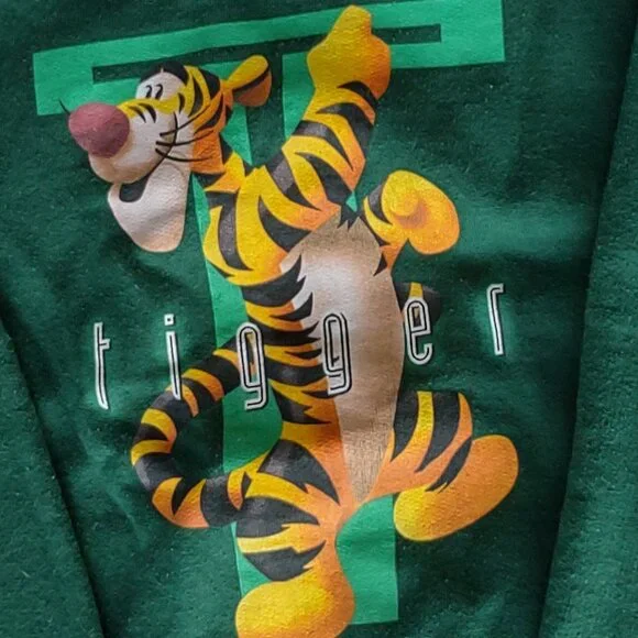 Disney Store Green Tigger sweatsheart kids medium - Picture 4 of 4